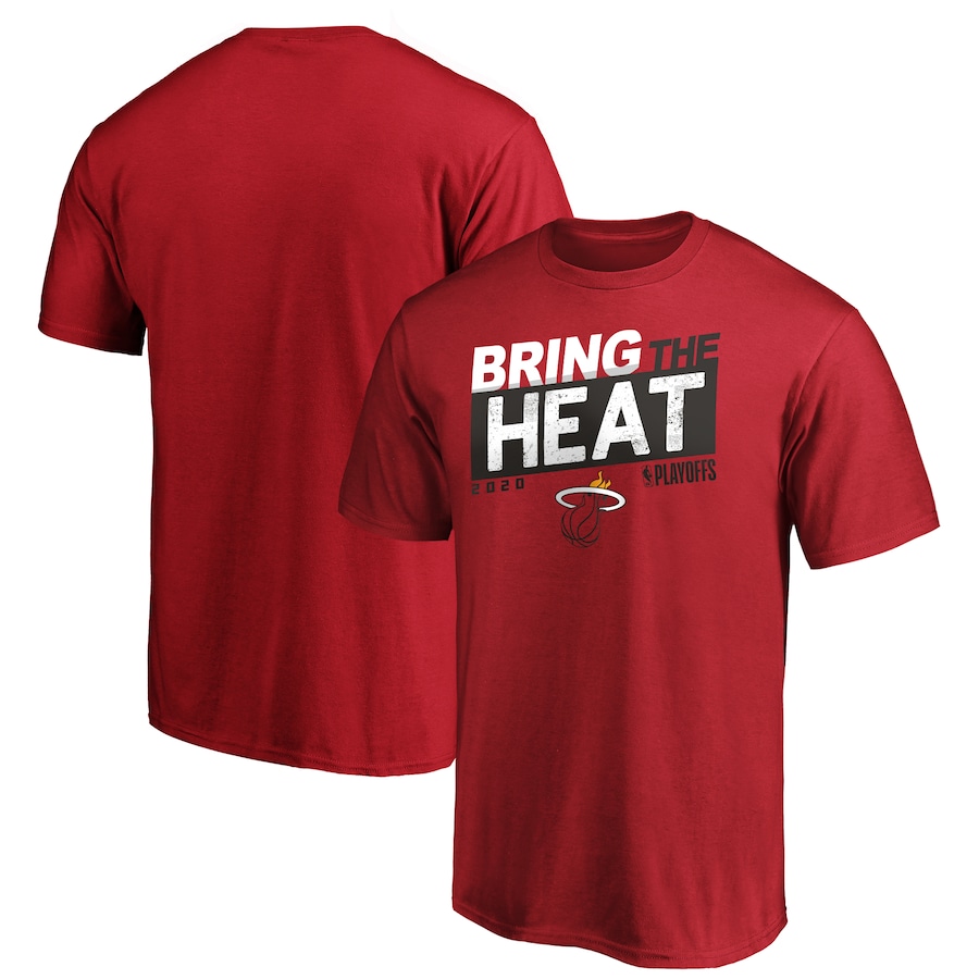 Men's Miami Heat 2020 Red ISO Slogan T-Shirt